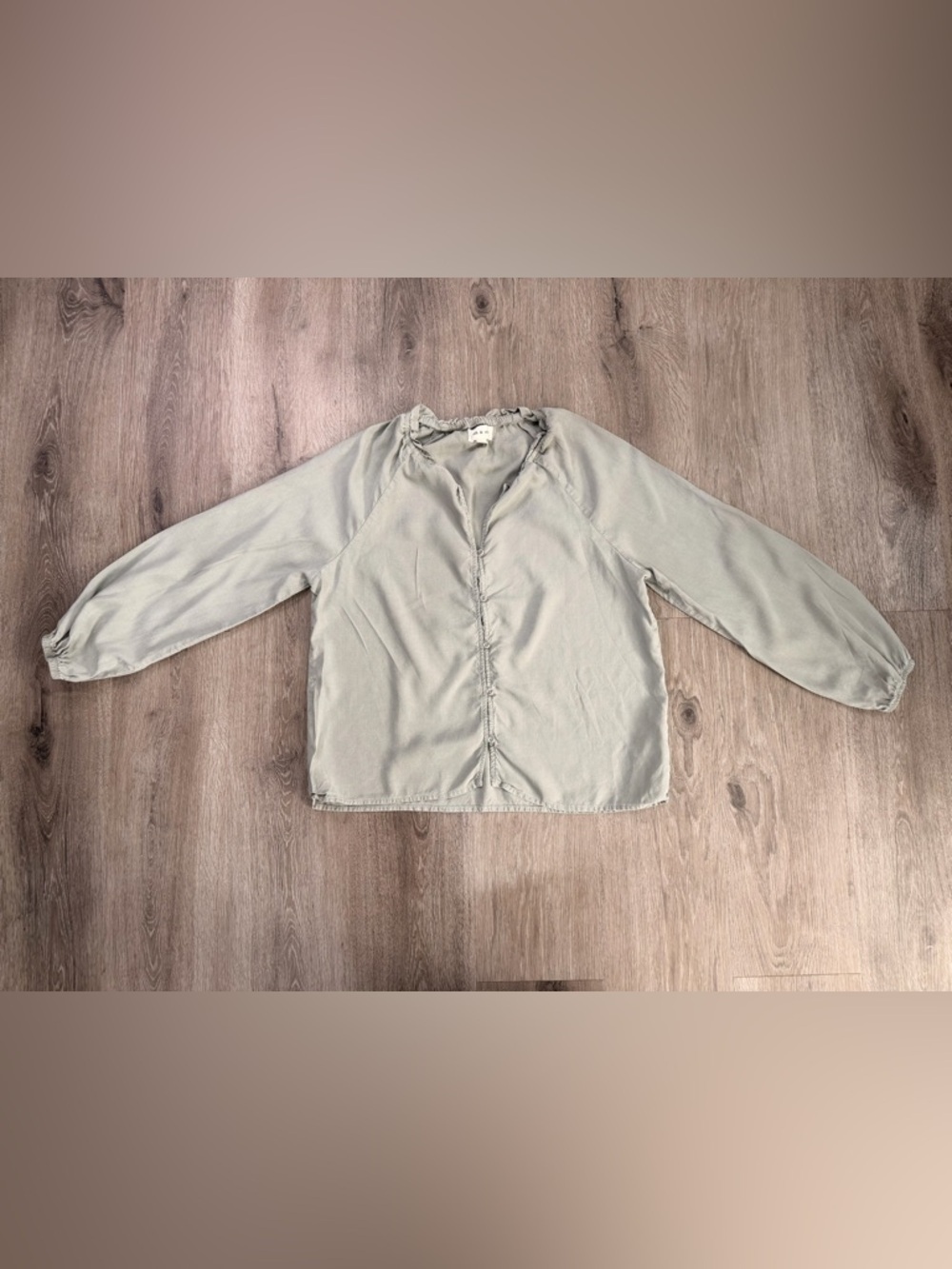 Button Down Shirt light Olive Green
